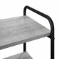vidaXL Τραπέζι κονσόλας Γκρι Sonoma 80 x 35 x 75 cm Επεξεργασμένο Ξύλο