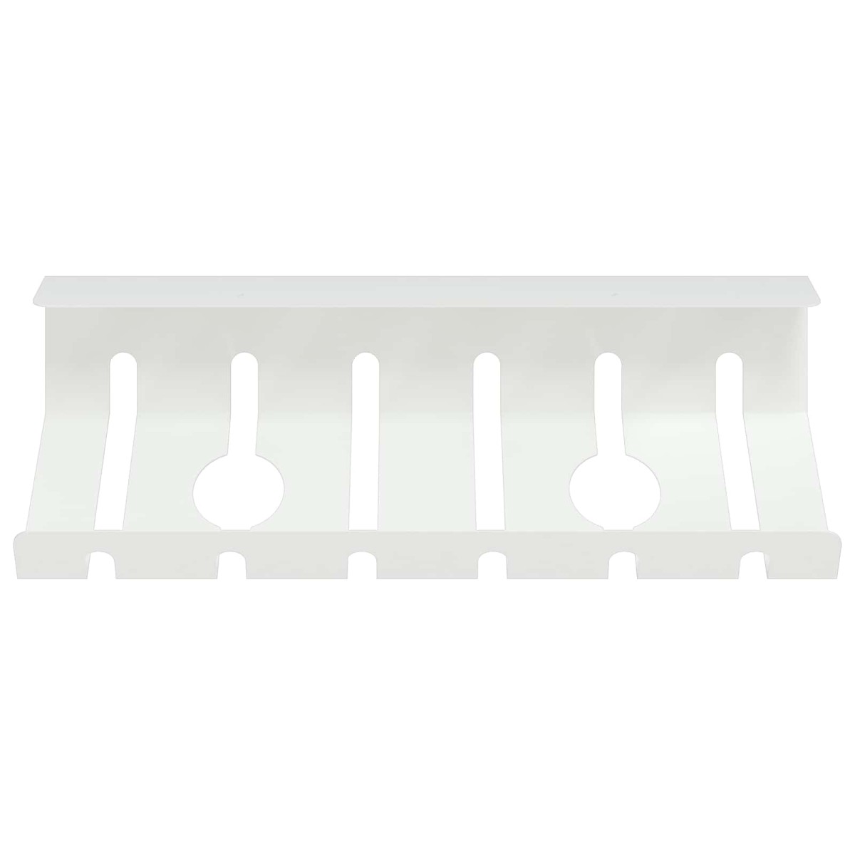 vidaXL Δίσκος Διαχείρισης Καλωδίων Κάτω από το Γραφείο 2 τμχ. Λευκό