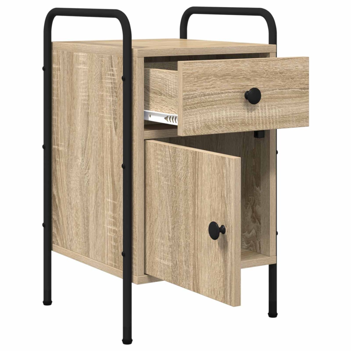 vidaXL Κομοδίνο Sonoma Δρυς 35 x 36,5 x 61 εκ Επεξεργασμένο Ξύλο