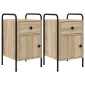 vidaXL Κομοδίνο 2 τμχ. Sonoma Δρυς 35 x 36,5 x 61 εκ