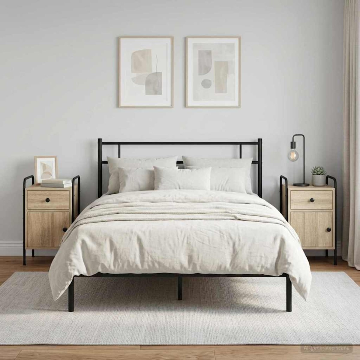 vidaXL Κομοδίνο 2 τμχ. Sonoma Δρυς 35 x 36,5 x 61 εκ