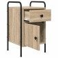 vidaXL Κομοδίνο 2 τμχ. Sonoma Δρυς 35 x 36,5 x 61 εκ