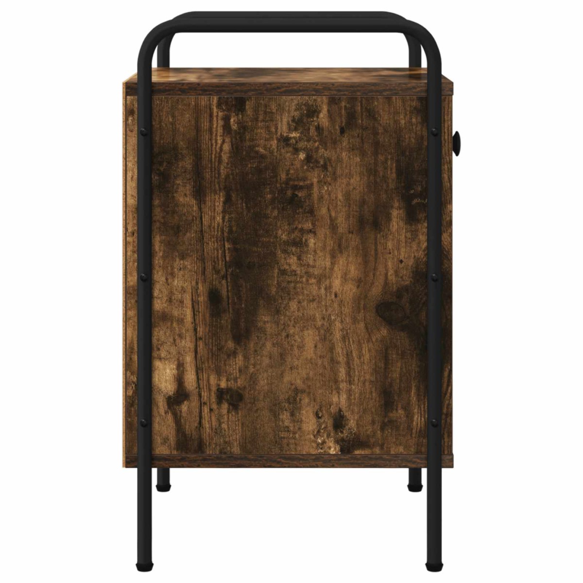 vidaXL Κομοδίνο Καπνισμένο Ξύλο Δρυός 35 x 36,5 x 61 εκ