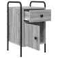 vidaXL Κομοδίνο Γκρι Sonoma 35 x 36,5 x 61 εκ Επεξεργασμένο Ξύλο
