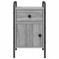 vidaXL Κομοδίνο Γκρι Sonoma 35 x 36,5 x 61 εκ Επεξεργασμένο Ξύλο