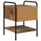 vidaXL Κομοδίνο Παλαιωμένο ξύλο Επεξεργασμένο Ξύλο