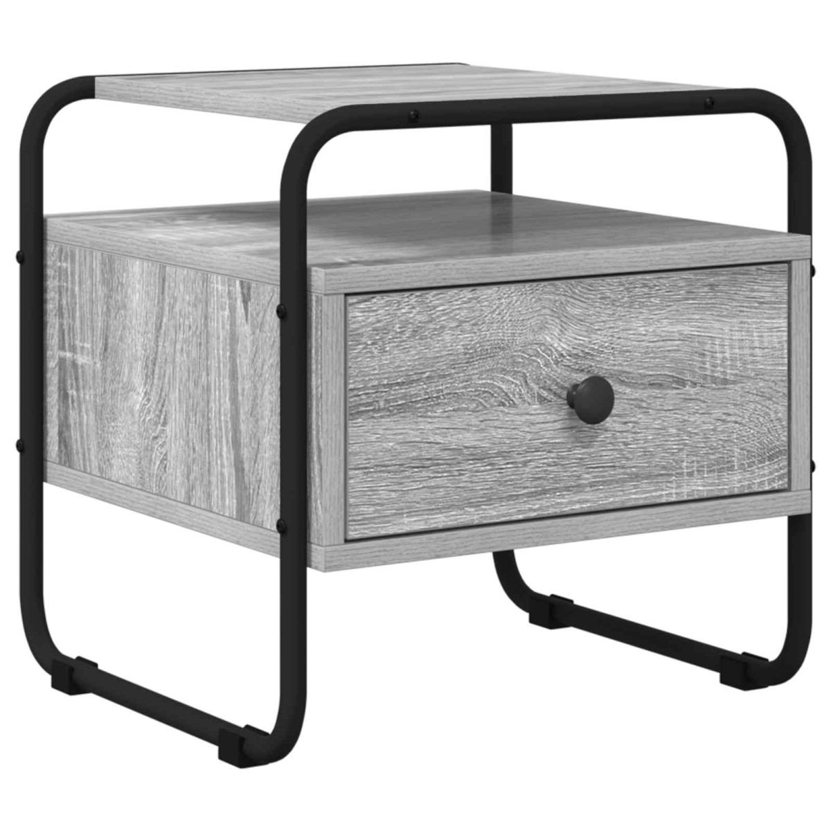 vidaXL Κομοδίνο Γκρι Sonoma 40 x 39,5 x 40 εκ Επεξεργασμένο Ξύλο