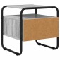 vidaXL Κομοδίνο Γκρι Sonoma 40 x 39,5 x 40 εκ Επεξεργασμένο Ξύλο