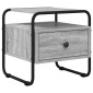 vidaXL Κομοδίνο 2 τμχ. Γκρι Sonoma 40 x 39,5 x 40 εκ