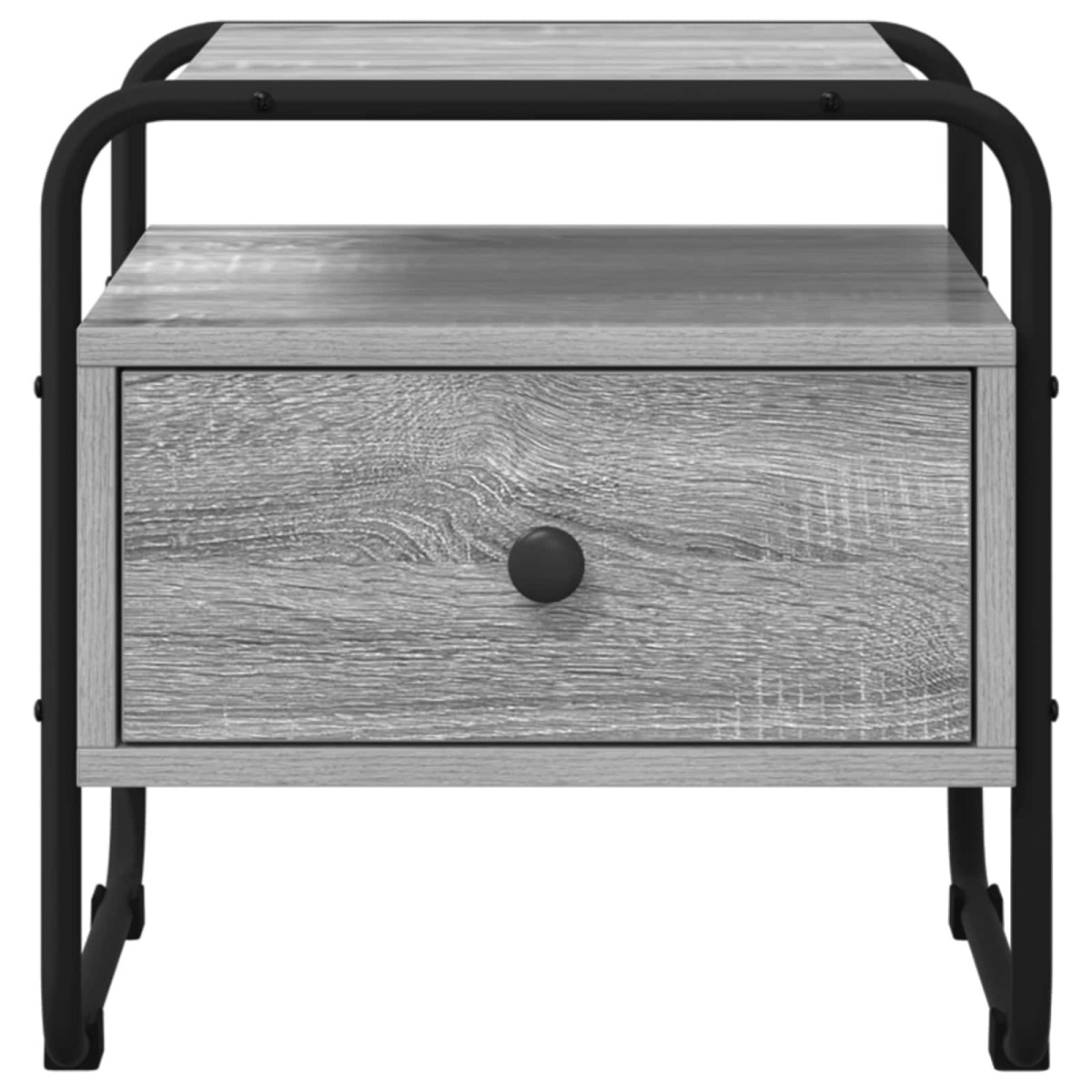 vidaXL Κομοδίνο 2 τμχ. Γκρι Sonoma 40 x 39,5 x 40 εκ