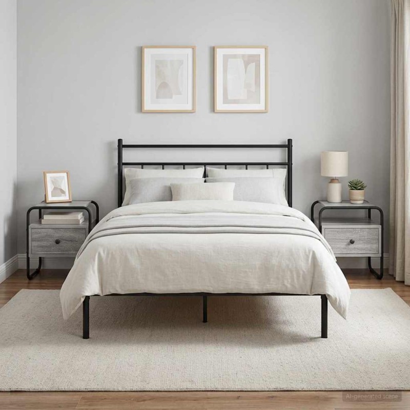 vidaXL Κομοδίνο 2 τμχ. Γκρι Sonoma 40 x 39,5 x 40 εκ