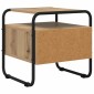 vidaXL Κομοδίνο Artisan Δρυς 40 x 39,5 x 40 εκ Επεξεργασμένο Ξύλο
