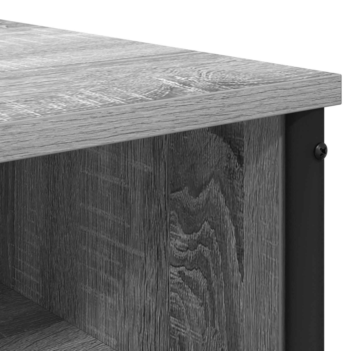 vidaXL Τραπέζι περιποίησης με ράφι Γκρι Sonoma 81 x 40 x 131 εκ