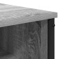 vidaXL Τραπέζι περιποίησης με ράφι Γκρι Sonoma 81 x 40 x 131 εκ