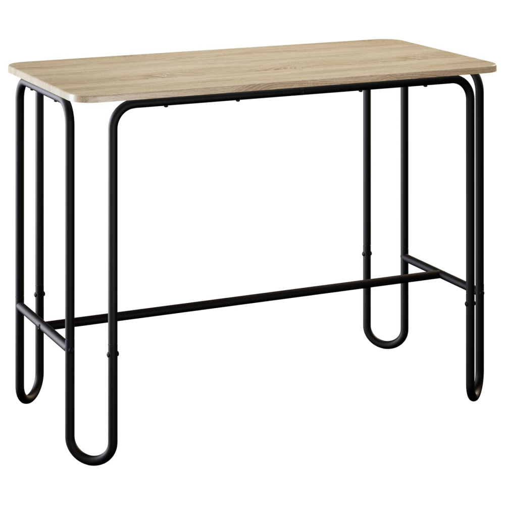 vidaXL Τραπεζαρία 100 x 50 x 75 cm Επεξεργασμένο Ξύλο Sonoma Δρυς