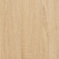 vidaXL Γραφείο Sonoma Δρυς 140 x 50 x 77 εκ. από Μοριοσανίδα