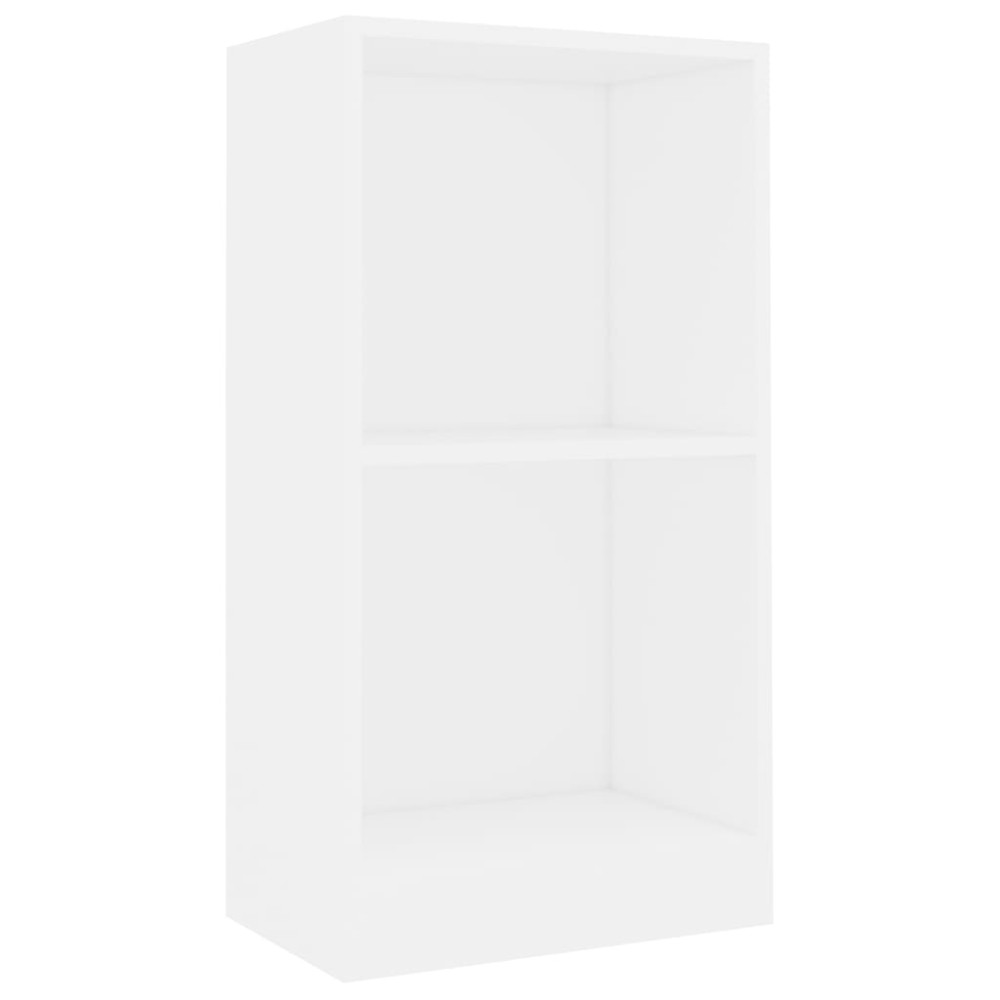 vidaXL Βιβλιοθήκη Λευκή 40x24x75 εκ. από Επεξ. Ξύλο