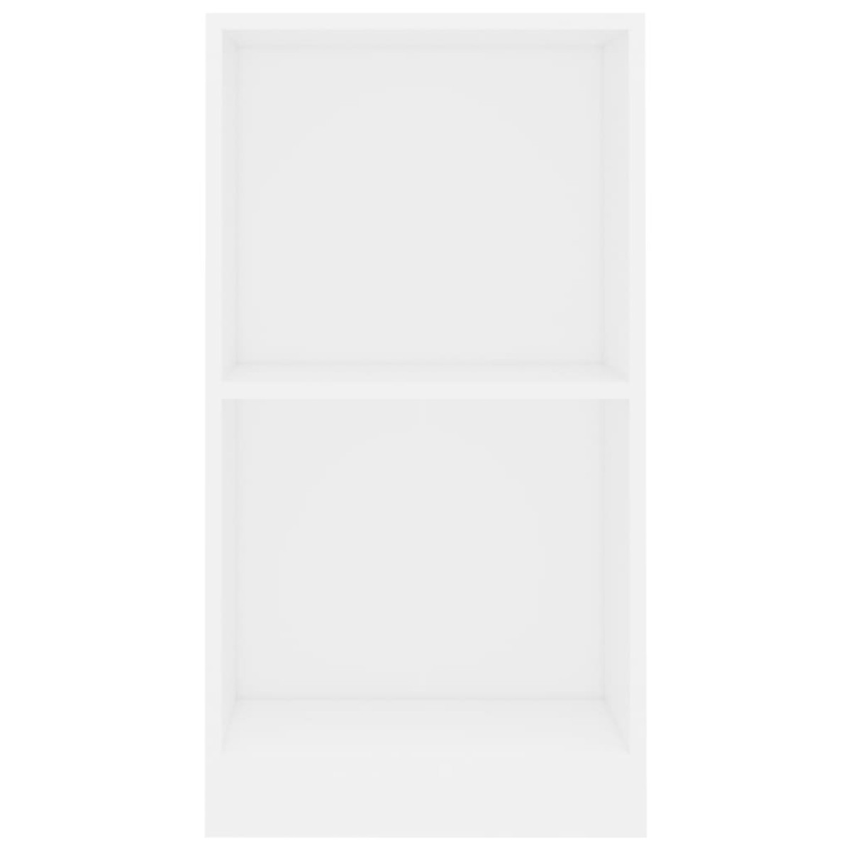 vidaXL Βιβλιοθήκη Λευκή 40x24x75 εκ. από Επεξ. Ξύλο
