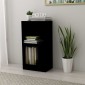 vidaXL Βιβλιοθήκη Μαύρο 40x24x75 εκ. από Επεξ. Ξύλο