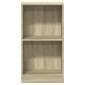 vidaXL Βιβλιοθήκη Χρώμα Sonoma Δρυς 40 x 24 x 75 εκ. από Μοριοσανίδα