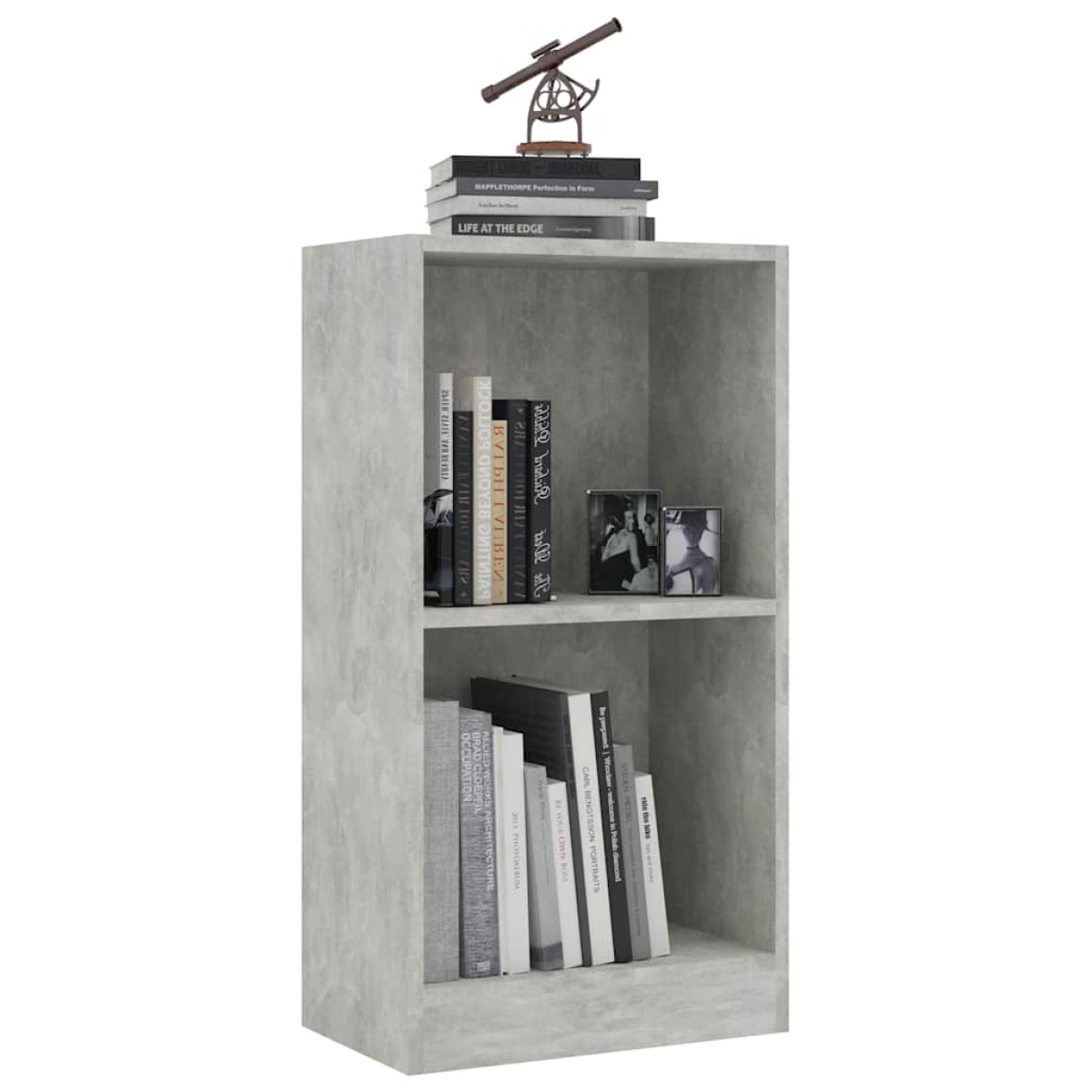 vidaXL Βιβλιοθήκη Γκρι από Σκυρόδεμα 40 x 24 x 75 εκ. από Τεχνητό Ξύλο