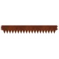 vidaXL Περίγραμμα γκαζόν 30 τμχ. 103 x 15 εκ Ατσάλι Σκ rusty