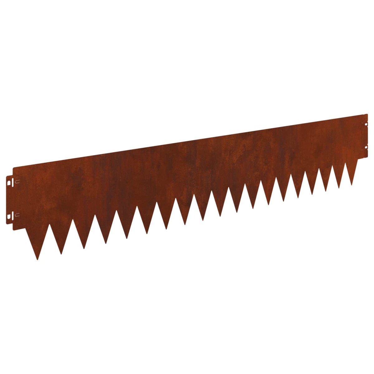 vidaXL Περίγραμμα γκαζόν 20 τμχ. 103 x 20 εκ Ατσάλι Σκ rusty