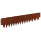 vidaXL Περίγραμμα γκαζόν 20 τμχ. 103 x 20 εκ Ατσάλι Σκ rusty