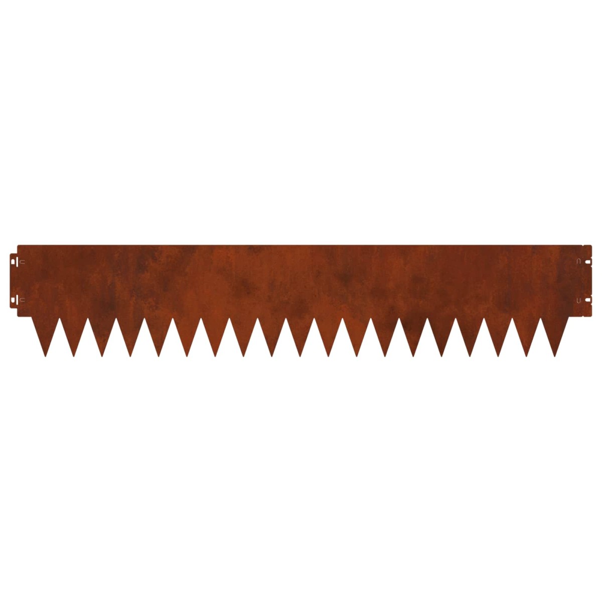 vidaXL Περίγραμμα γκαζόν 20 τμχ. 103 x 20 εκ Ατσάλι Σκ rusty