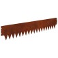 vidaXL Περίγραμμα γκαζόν 20 τμχ. 103 x 20 εκ Ατσάλι Σκ rusty