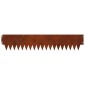 vidaXL Περίγραμμα γκαζόν 30 τμχ. 103 x 20 εκ Ατσάλι Σκ rusty