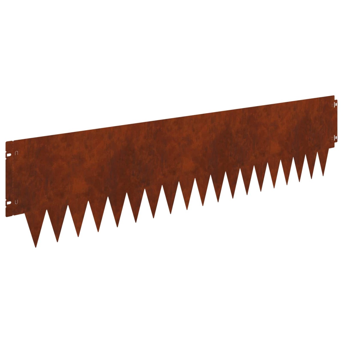 vidaXL Περίγραμμα γκαζόν 10 τμχ. 103 x 25 εκ Ατσάλι Σκ rusty