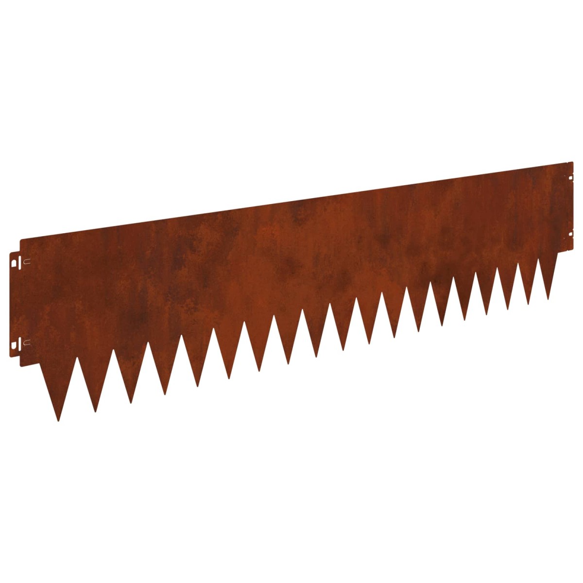 vidaXL Περίγραμμα γκαζόν 20 τμχ. 103 x 25 εκ Ατσάλι Σκ rusty