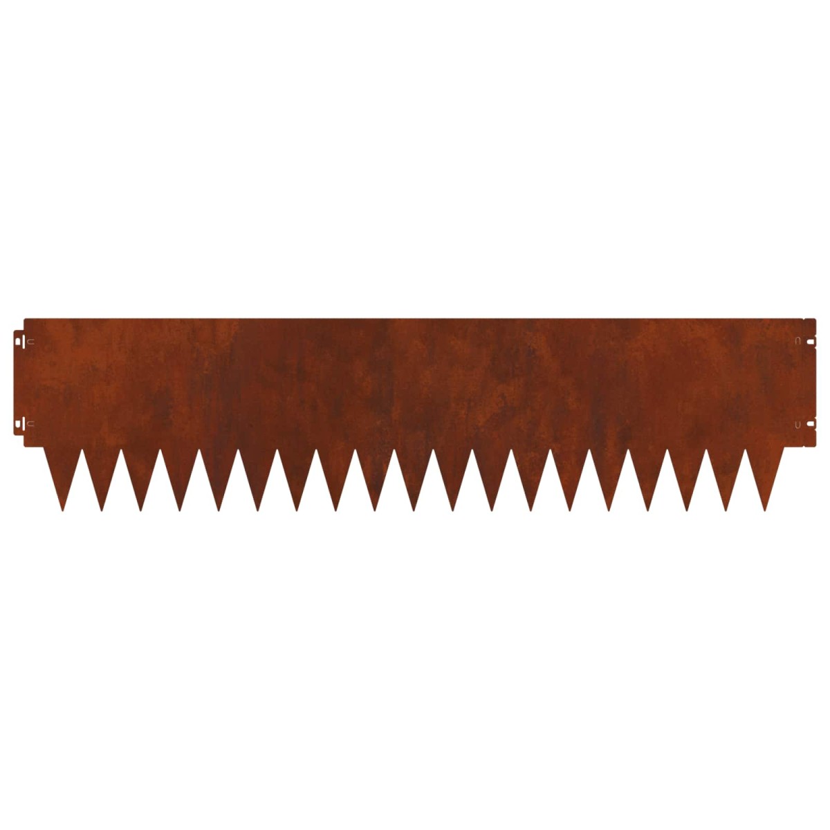 vidaXL Περίγραμμα γκαζόν 20 τμχ. 103 x 25 εκ Ατσάλι Σκ rusty
