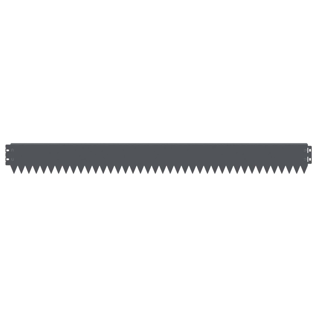 vidaXL Περίγραμμα γκαζόν 50 τμχ. 103 x 10 εκ Ατσάλι Ανθρακί