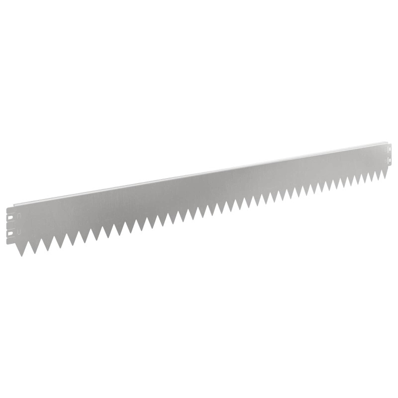 vidaXL Περίγραμμα γκαζόν 30 τμχ. 103 x 10 εκ Ατσάλι Ασημί