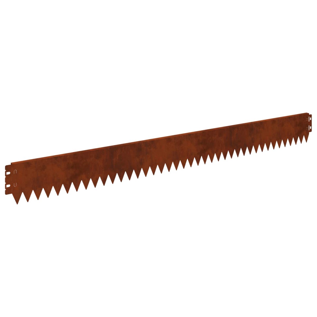 vidaXL Περίγραμμα γκαζόν 30 τμχ. 103 x 10 εκ Ατσάλι Σκ rusty