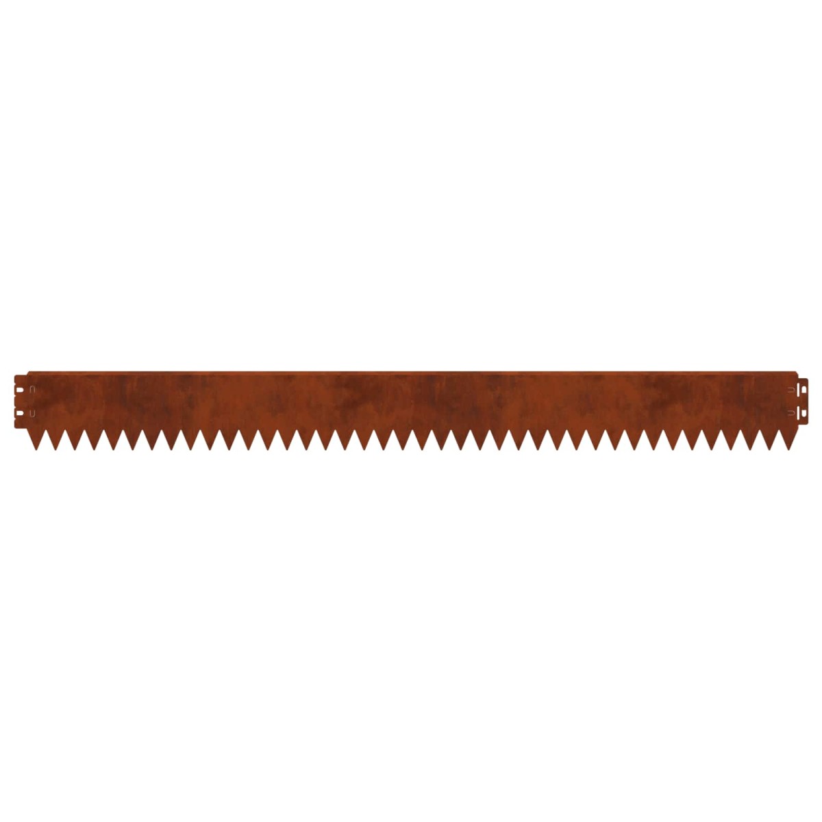 vidaXL Περίγραμμα γκαζόν 30 τμχ. 103 x 10 εκ Ατσάλι Σκ rusty