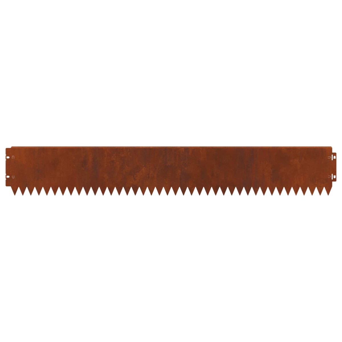 vidaXL Περίγραμμα γκαζόν 20 τμχ. 103 x 15 εκ Ατσάλι Σκ rusty