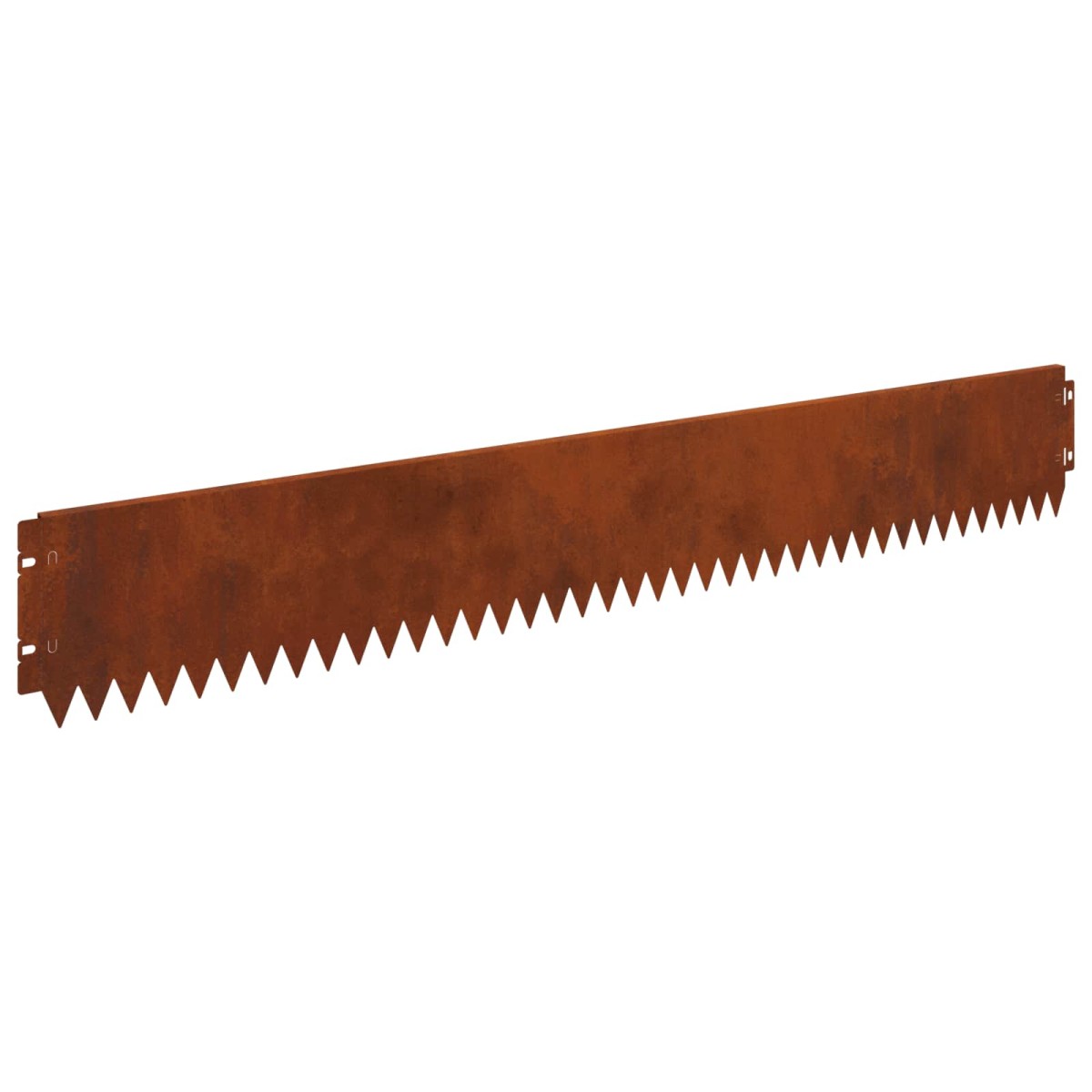 vidaXL Περίγραμμα γκαζόν 30 τμχ. 103 x 15 εκ Ατσάλι Σκ rusty