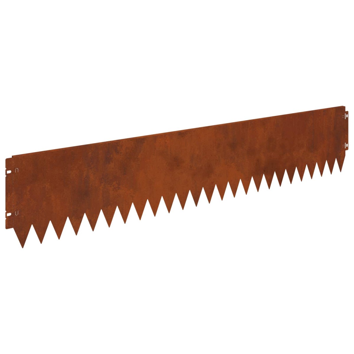 vidaXL Περίγραμμα γκαζόν 10 τμχ. 103 x 20 εκ Ατσάλι Σκ rusty
