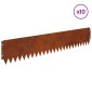 vidaXL Περίγραμμα γκαζόν 10 τμχ. 103 x 20 εκ Ατσάλι Σκ rusty