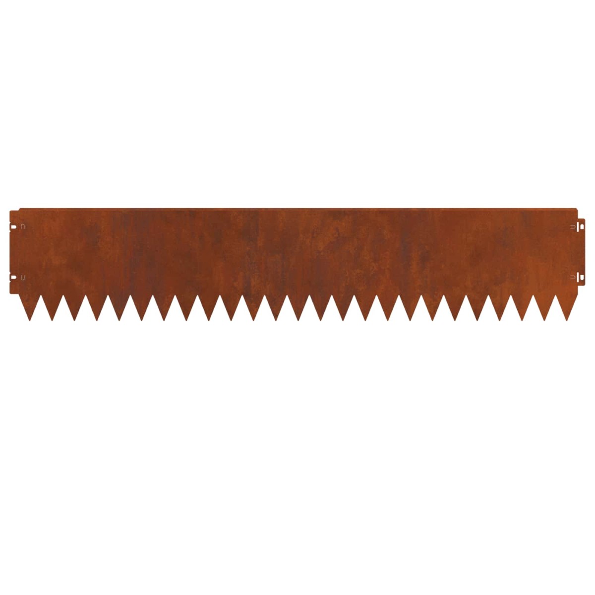 vidaXL Περίγραμμα γκαζόν 20 τμχ. 103 x 20 εκ Ατσάλι Σκ rusty