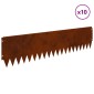 vidaXL Περίγραμμα γκαζόν 10 τμχ. 103 x 25 εκ Ατσάλι Σκ rusty