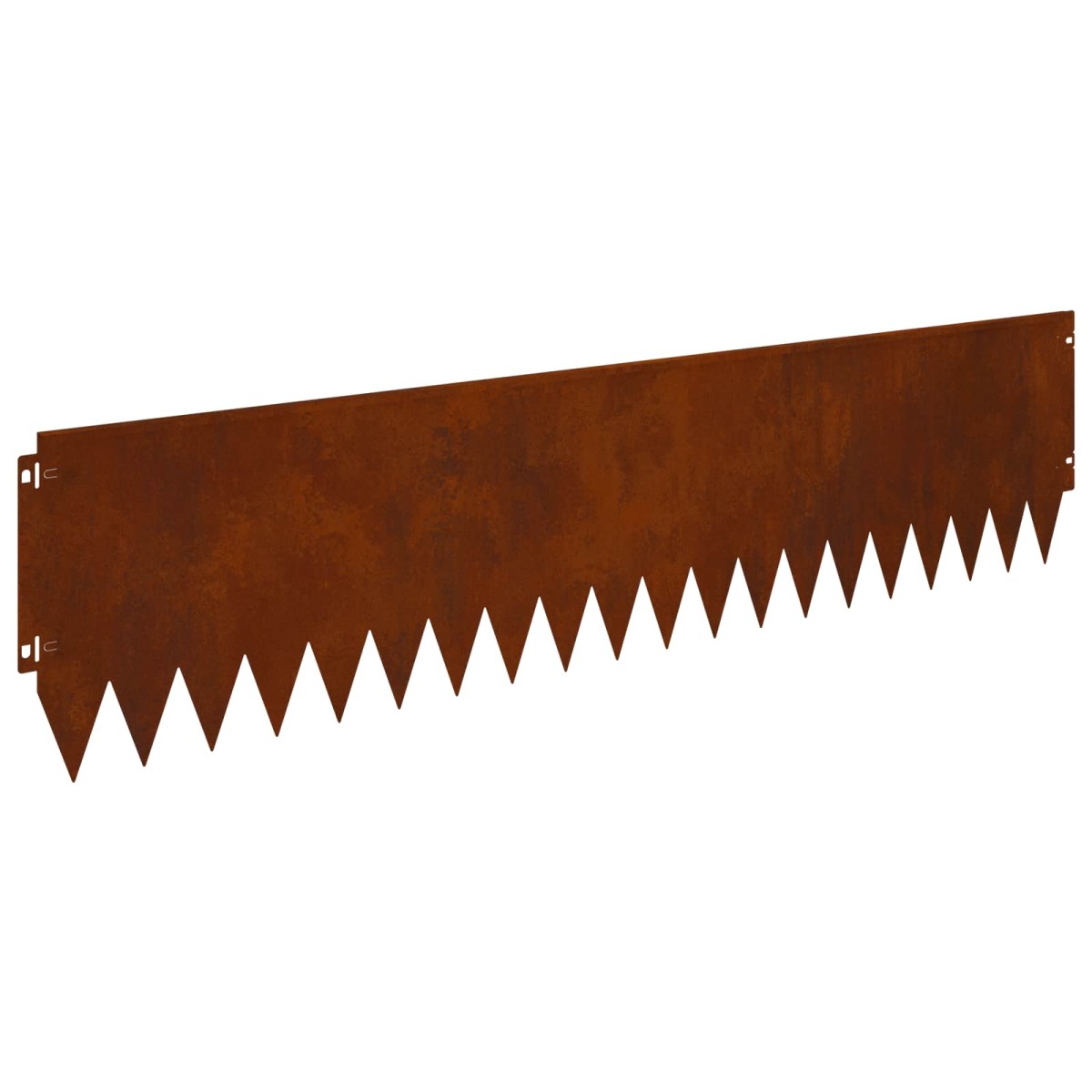 vidaXL Περίγραμμα γκαζόν 10 τμχ. 103 x 25 εκ Ατσάλι Σκ rusty