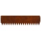 vidaXL Περίγραμμα γκαζόν 20 τμχ. 103 x 25 εκ Ατσάλι Σκ rusty
