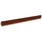 vidaXL Περίγραμμα γκαζόν 10 τμχ. 103 x 10 εκ Ατσάλι Σκ rusty