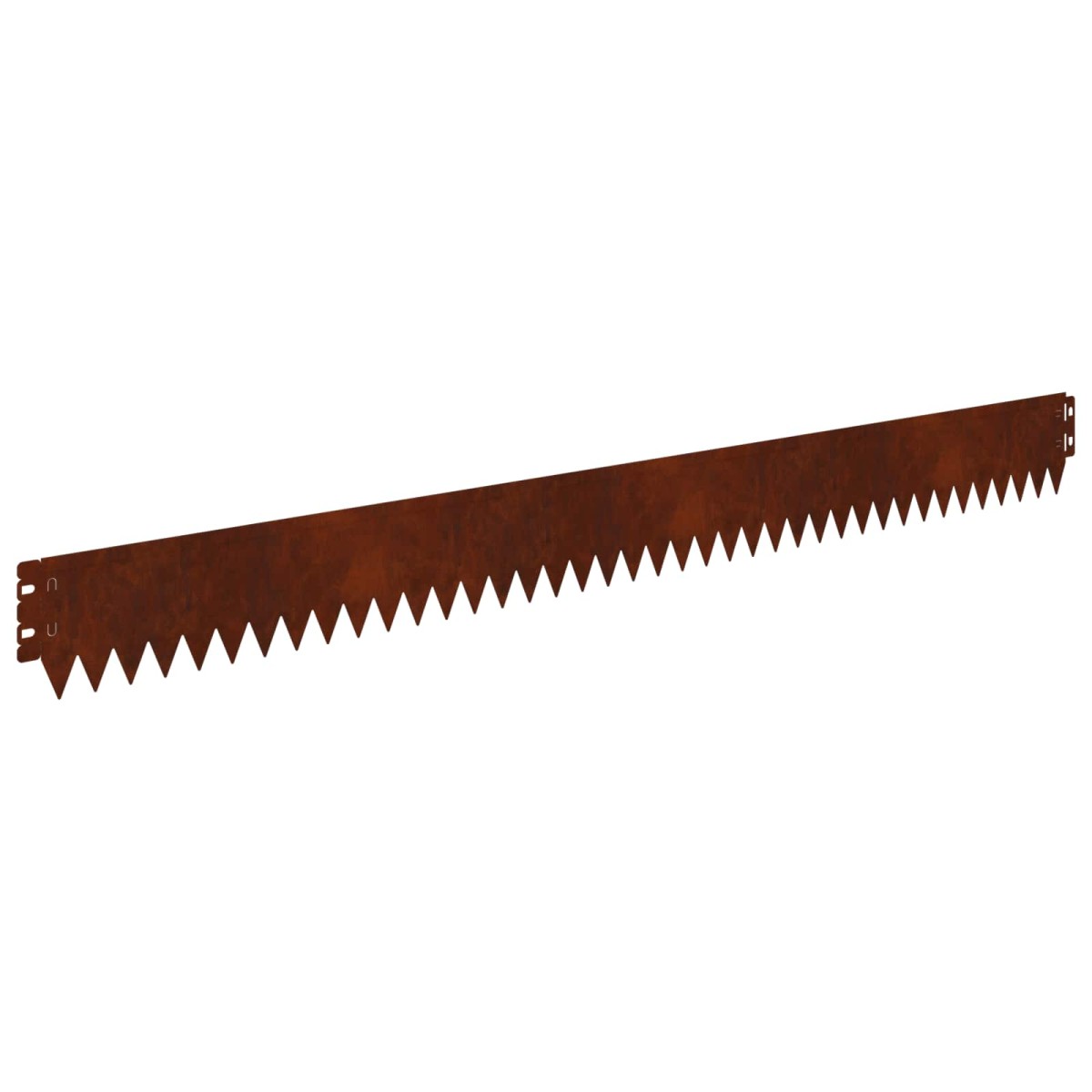 vidaXL Περίγραμμα γκαζόν 20 τμχ. 103 x 10 εκ Ατσάλι Σκ rusty