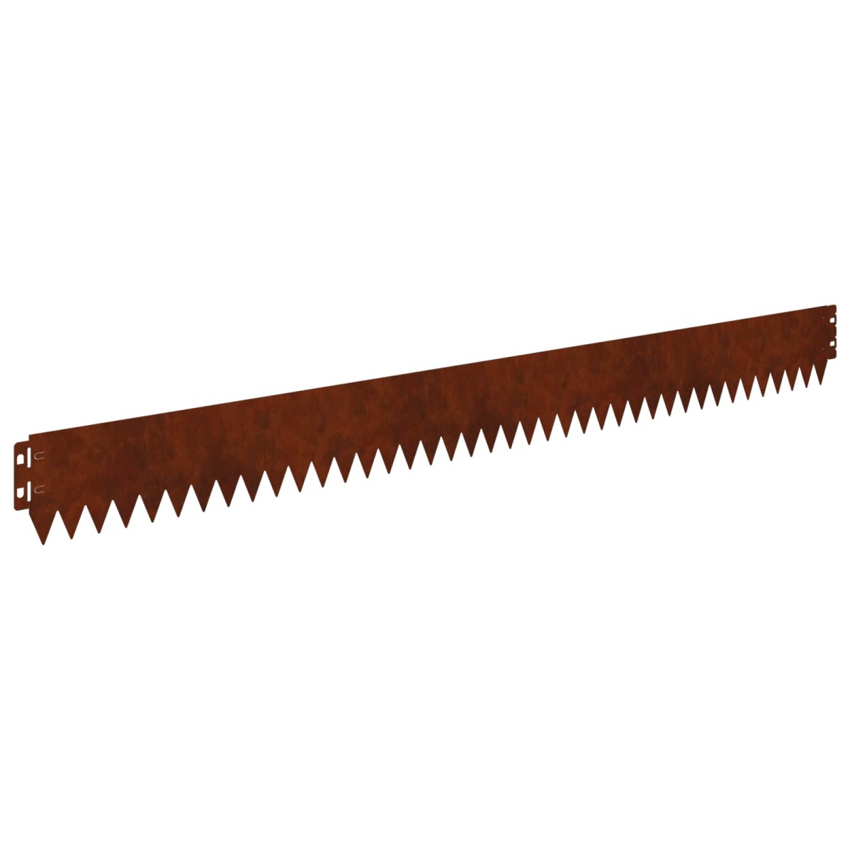 vidaXL Περίγραμμα γκαζόν 30 τμχ. 103 x 10 εκ Ατσάλι Σκ rusty