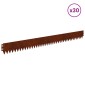 vidaXL Περίγραμμα γκαζόν 30 τμχ. 103 x 10 εκ Ατσάλι Σκ rusty